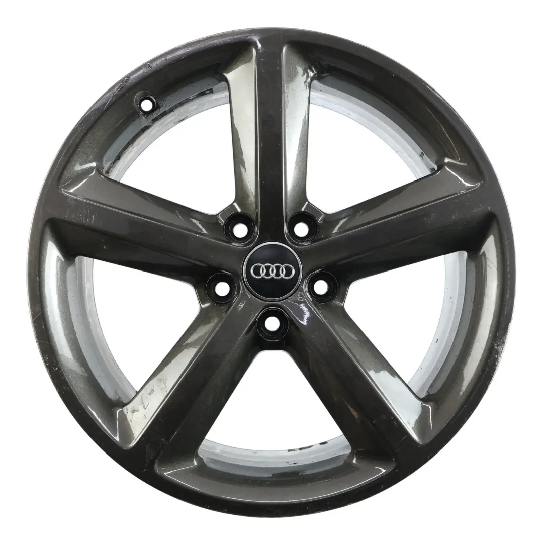 Alloy Rim Grey 18" 8J ET:47 Star Spoke to Audi A4 B8 Wheel with Part number 8K0601025Q Audi A4 B8 Wheel Alloy Rim Grey 18" 8J ET:47 Star Spoke - SKU 8K0601025Q-6 - Part number 8K0601025Q