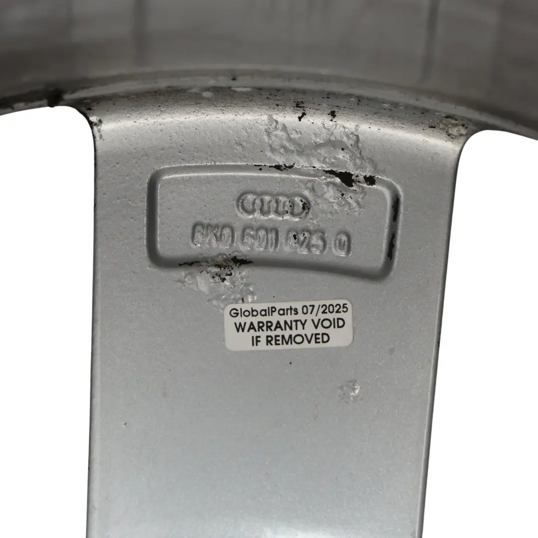 Audi A4 B8 8K Leicht Metall Felge Grau 18" 8J ET:47 Sternspeiche - SKU 8K0601025Q-6 - Teilenummer 8K0601025Q
