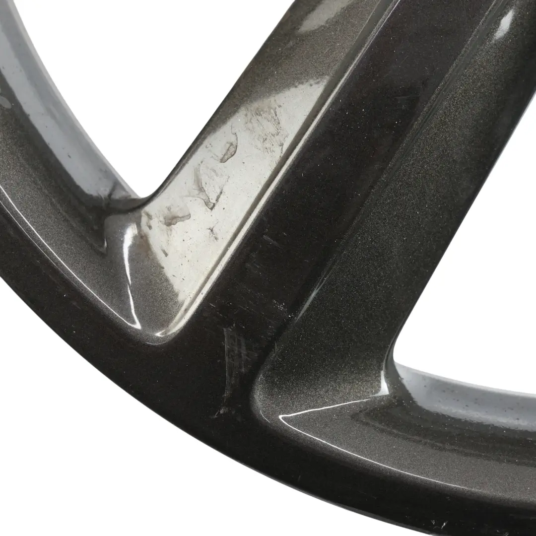 Audi A4 B8 Wheel Alloy Rim Grey 18" 8J ET:47 Star Spoke - SKU 8K0601025Q-6 - Part number 8K0601025Q