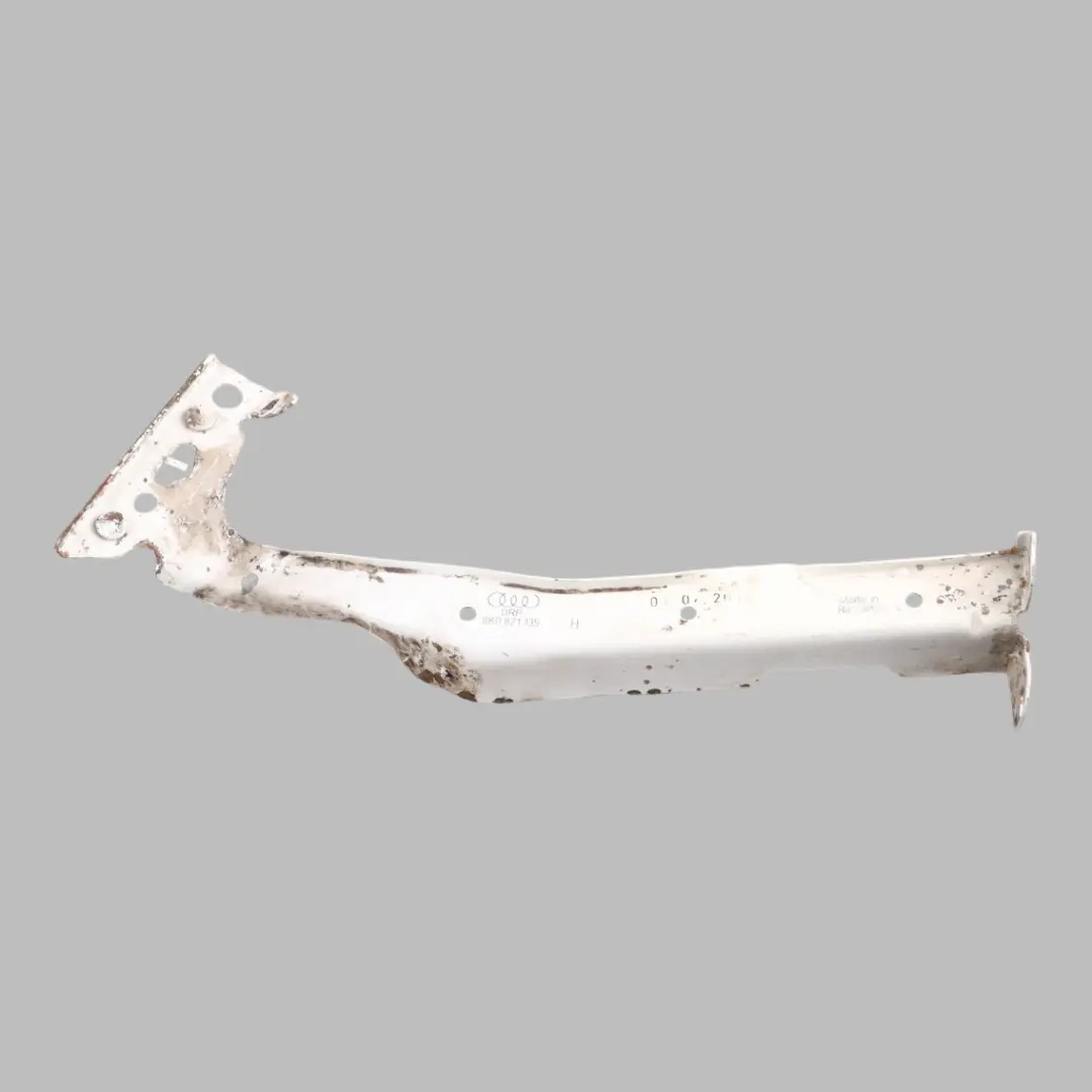 Front Fender Support Bracket Left N/S Ibis White - Y9C to Audi A4 B8 with Part number 8K0821135H Audi A4 B8 Front Fender Support Bracket Left N/S Ibis White - Y9C - SKU 8K0821135H-IWH - Part number 8K0821135H