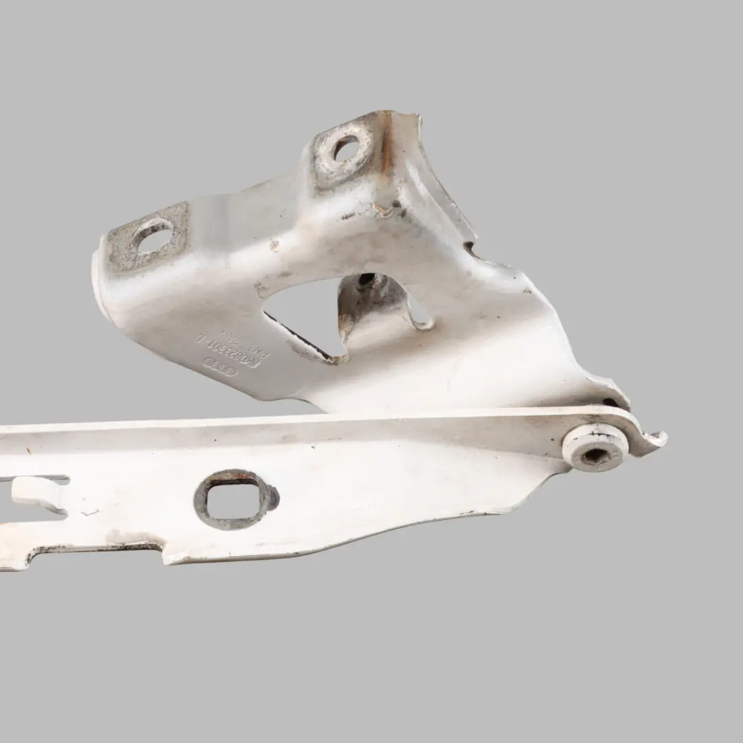 Audi A4 B8 Front Bonnet Hood Hinge Left N/S Ibis White - Y9C - SKU 8K0823301D-IWH - Part number 8K0823301D