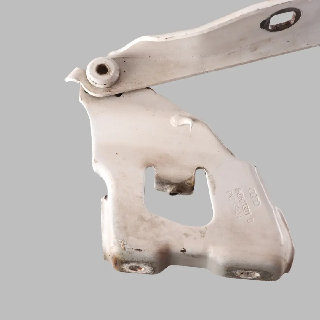Audi A4 B8 Front Bonnet Hood Hinge Left N/S Ibis White - Y9C - SKU 8K0823301D-IWH - Part number 8K0823301D