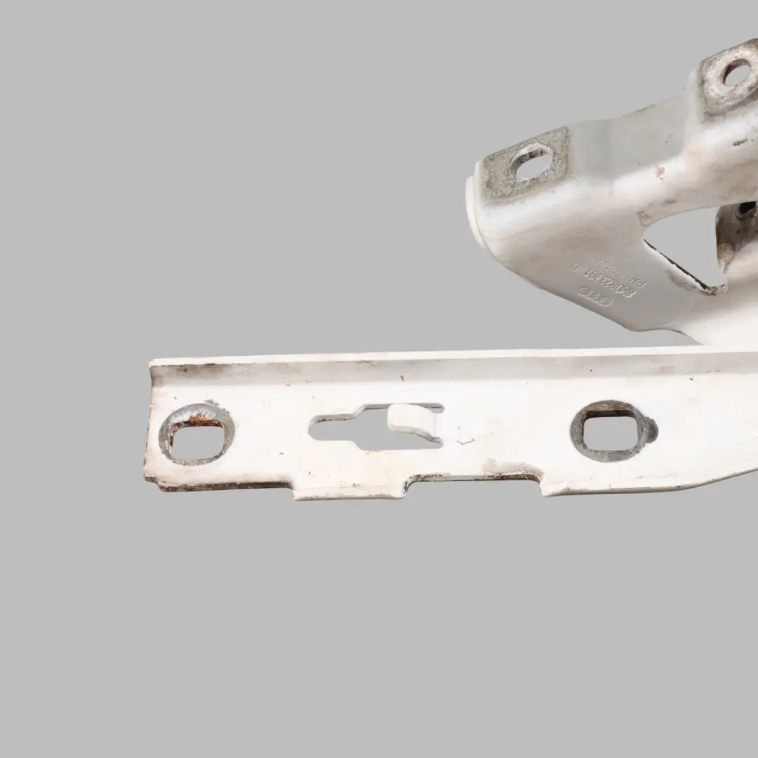 Front Bonnet Hood Hinge Left N/S Ibis White - Y9C to Audi A4 B8 with Part number 8K0823301D Audi A4 B8 Front Bonnet Hood Hinge Left N/S Ibis White - Y9C - SKU 8K0823301D-IWH - Part number 8K0823301D