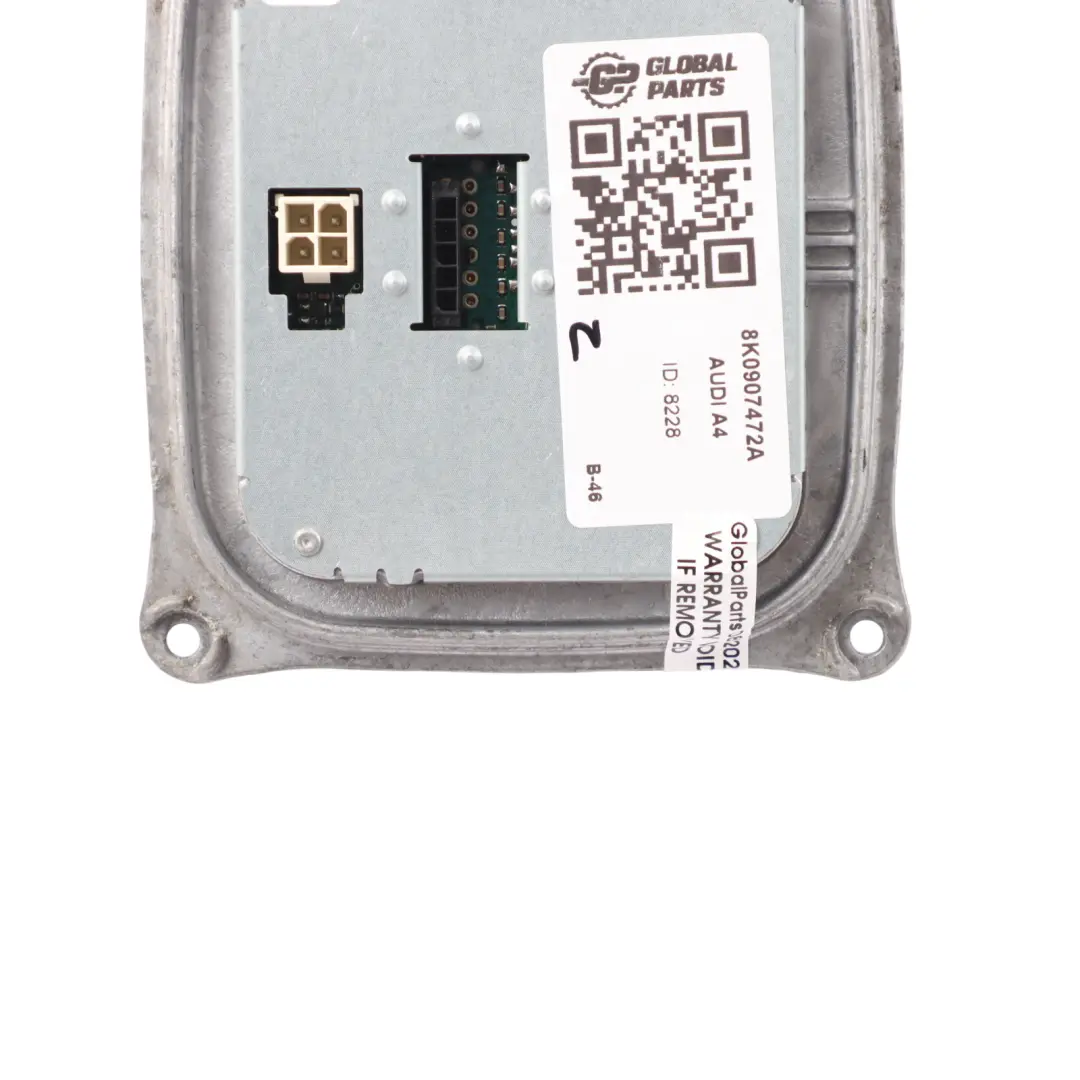 Audi A4 B8 Headlight Front Lamp Ballast Control Module Unit - SKU 8K0907472A - Part number 8K0907472A