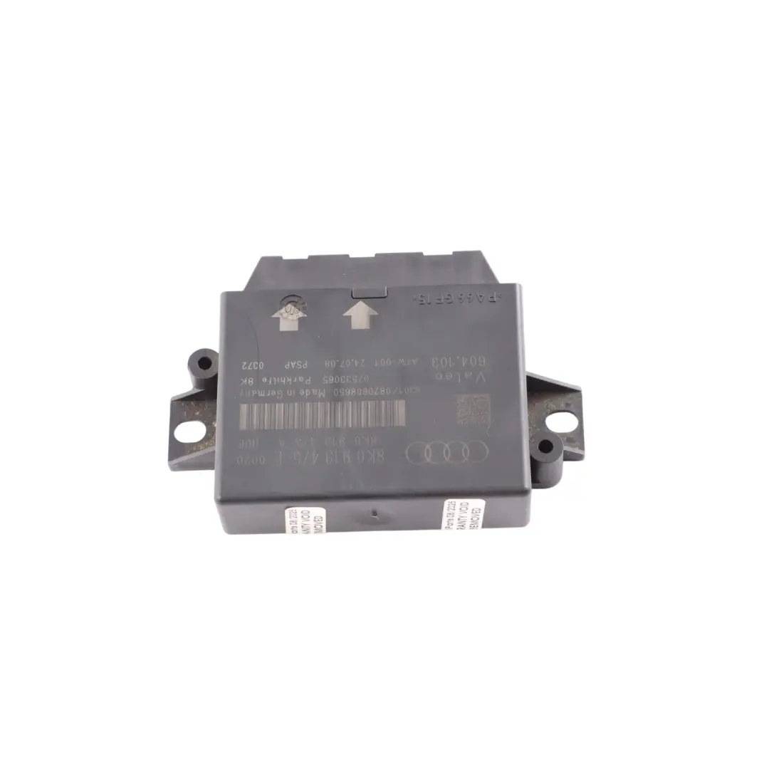 Módulo Sensor PDC Aparcamiento ECU 2.0 TDI para Audi A4 B8 con número de pieza 8K0919475E Audi A4 B8 Módulo Sensor PDC Aparcamiento ECU 2.0 TDI - SKU 8K0919475E - Número de pieza 8K0919475E