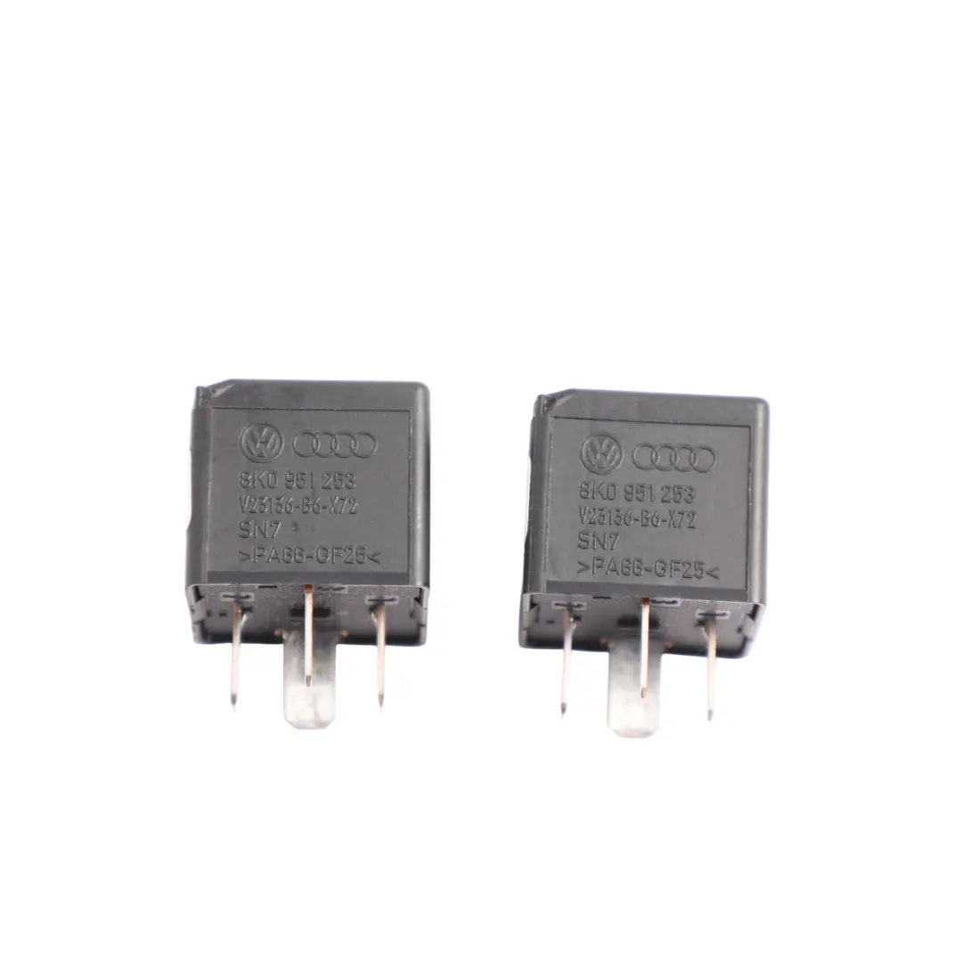 Audi VW Volkswagen Seat Relais 643 Einheit Modul 4 Pins Set X2 - SKU 8K0951253-1 - Teilenummer 8K0951253