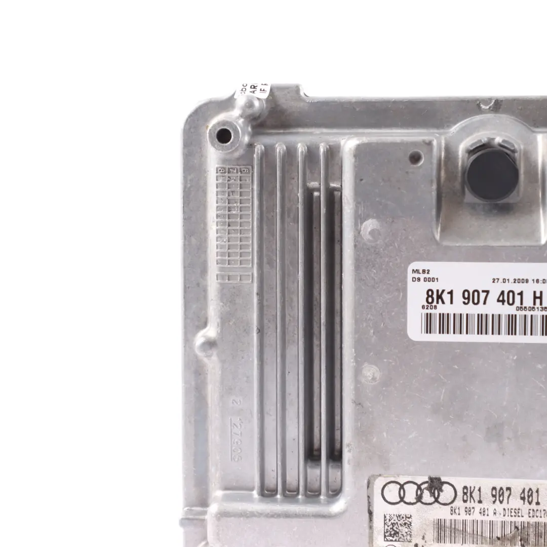Audi A4 B8 A5 8T 2.7 TDI 190HP CGKA Engine Control ECU Automatic - SKU 8K1907401H - Part number 8K1907401H