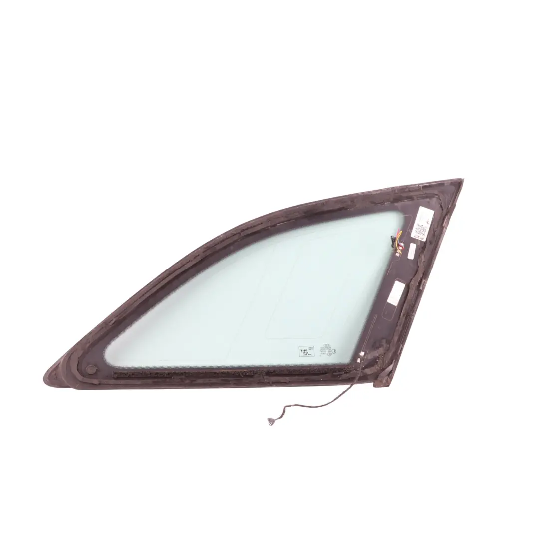 Audi A4 B8 Quarter Side Window Glass Green Rear Left N/S AS2 - SKU 8K9845299M - Part number 8K9845299M