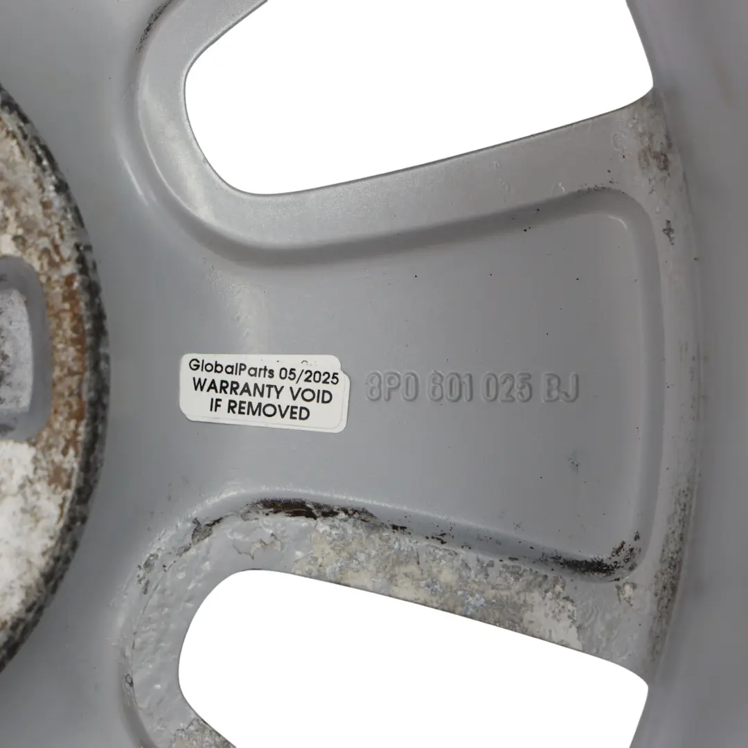 Audi A3 8P Wheel Rim Alloy Silver 16" 6,5J ET:50 - SKU 8P0601025BJ-1 - Part number 8P0601025BJ