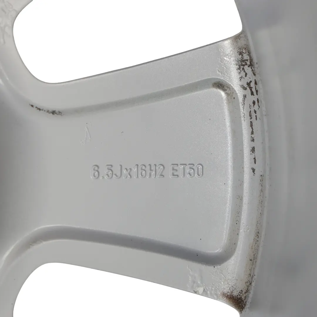 Audi A3 8P Llanta Aleación Plateada 16" 6,5J ET:50 8P0601025BJ - SKU 8P0601025BJ-2 - Número de pieza 8P0601025BJ-2