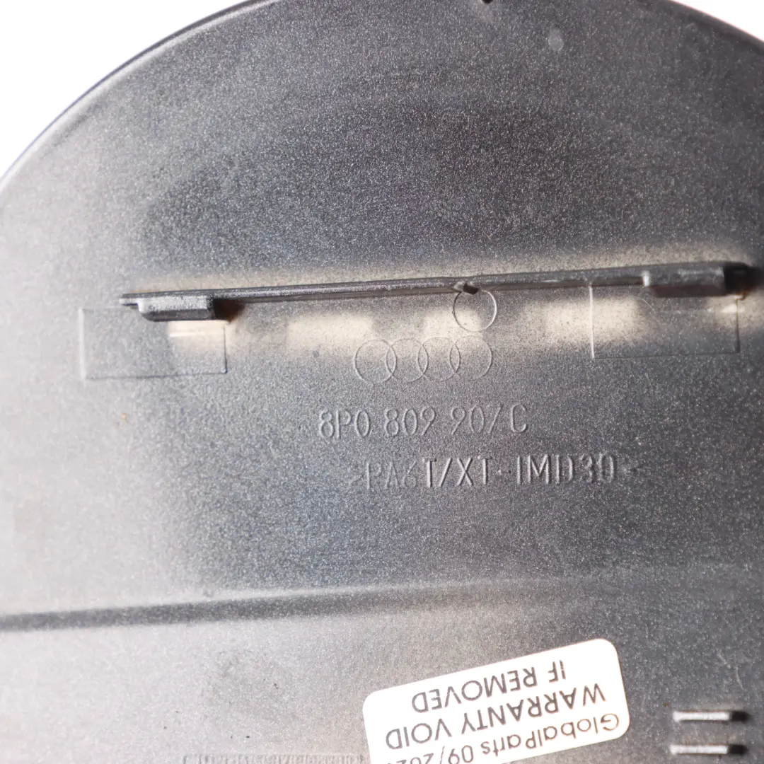 Audi A3 8P Fuel Filler Flap Cap Cover Lava Grey Pearl Effect - Z7L - SKU 8P0809907C-LAG - Part number 8P0809907C
