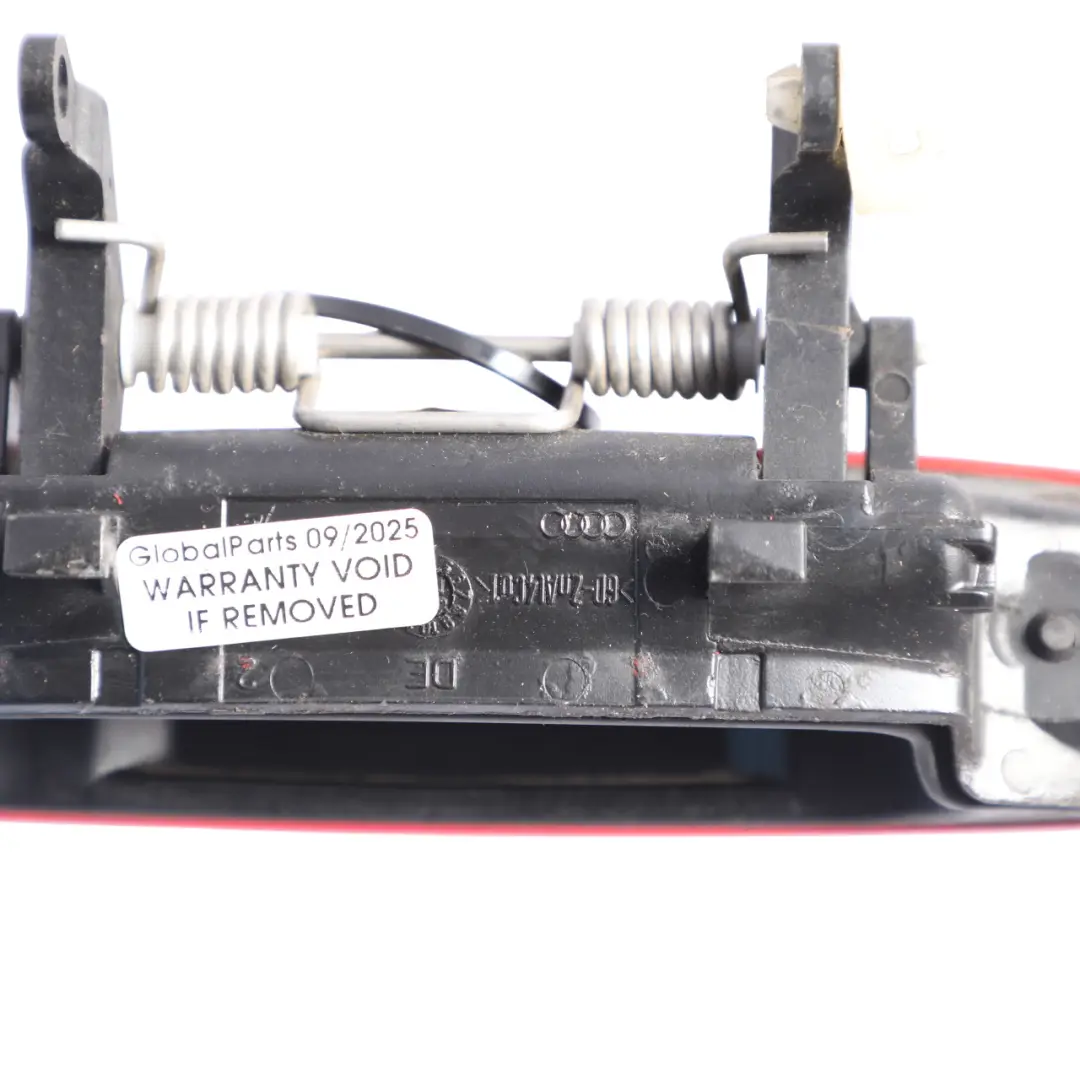 Audi A3 8P Door Handle Front Rear Left N/S Outside Brilliant Red - Y3J - SKU 8P0837207-BRR - Part number 8P0837207