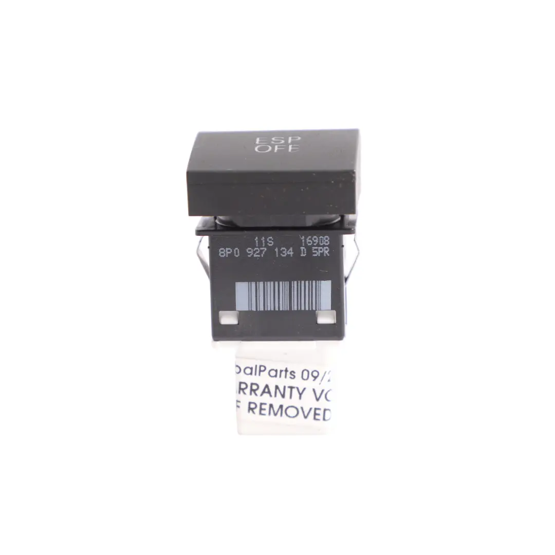 Audi A3 8P ESP Traktion Sstabilität Sschalter Steuerknopf - SKU 8P0927134D - Teilenummer 8P0927134D