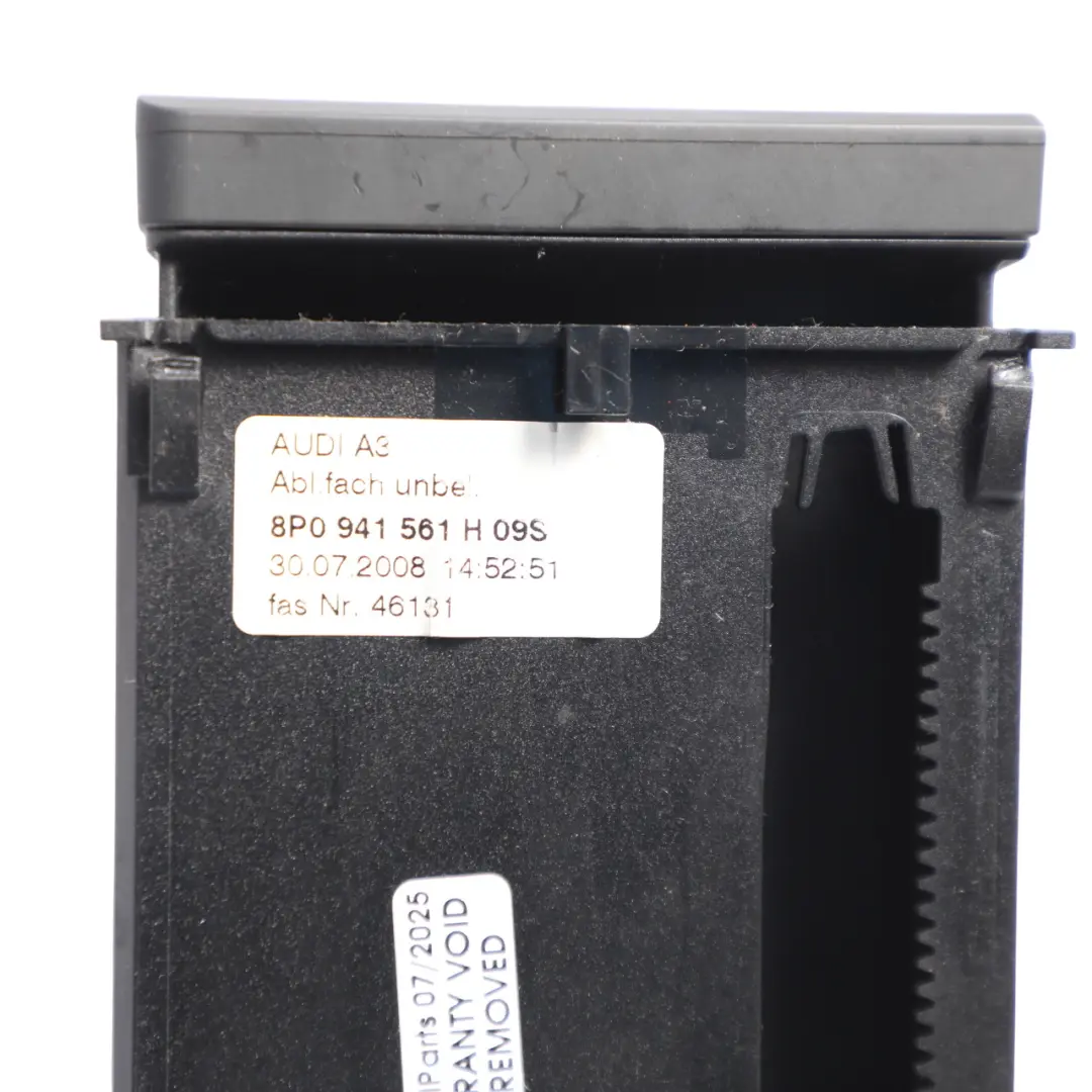 Audi A3 8P Dashboard Storage Insert Tray Comparment Trim - SKU 8P0941561H - Part number 8P0941561H