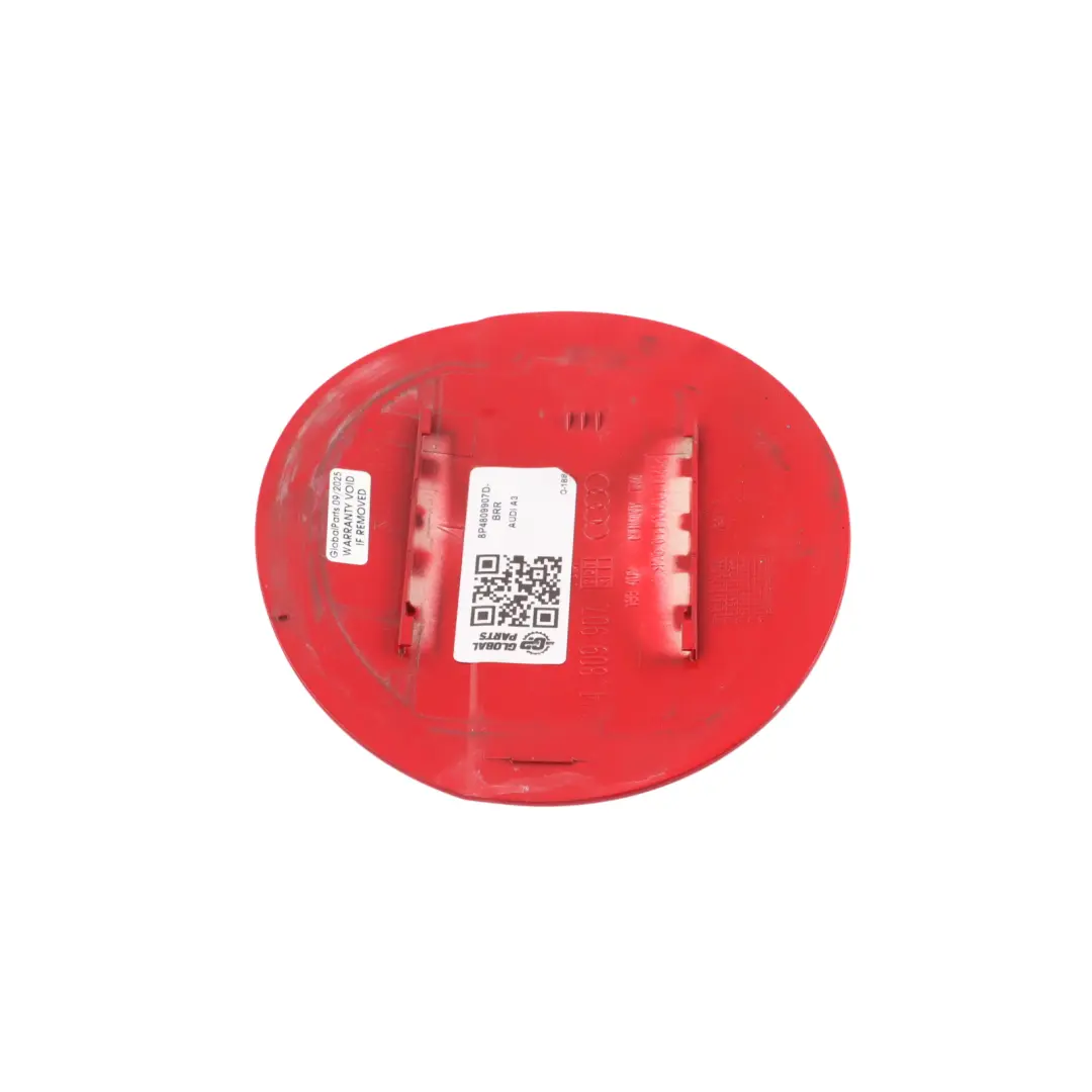 Flap Cover Cap Filler Fill In Flap Brilliant Red - Y3J to Audi A3 8P Fuel with Part number 8P4809907D Audi A3 8P Fuel Flap Cover Cap Filler Fill In Flap Brilliant Red - Y3J - SKU 8P4809907D-BRR - Part number 8P4809907D