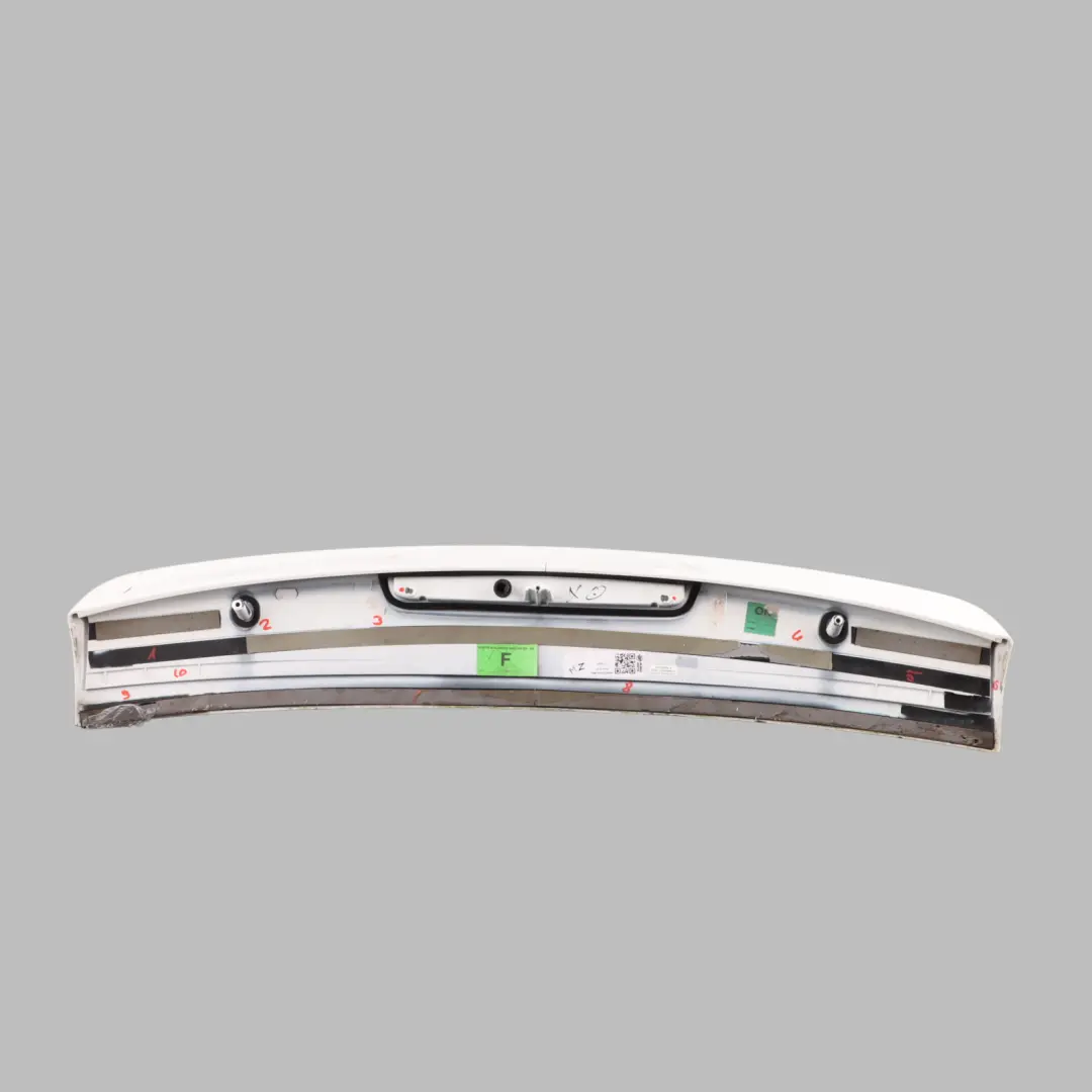 Audi A3 S3 8Y Rear Spoiler Bootlid Tailgate Ibis White - Y9C - SKU 8P4827933A-IWH - Part number 8P4827933A