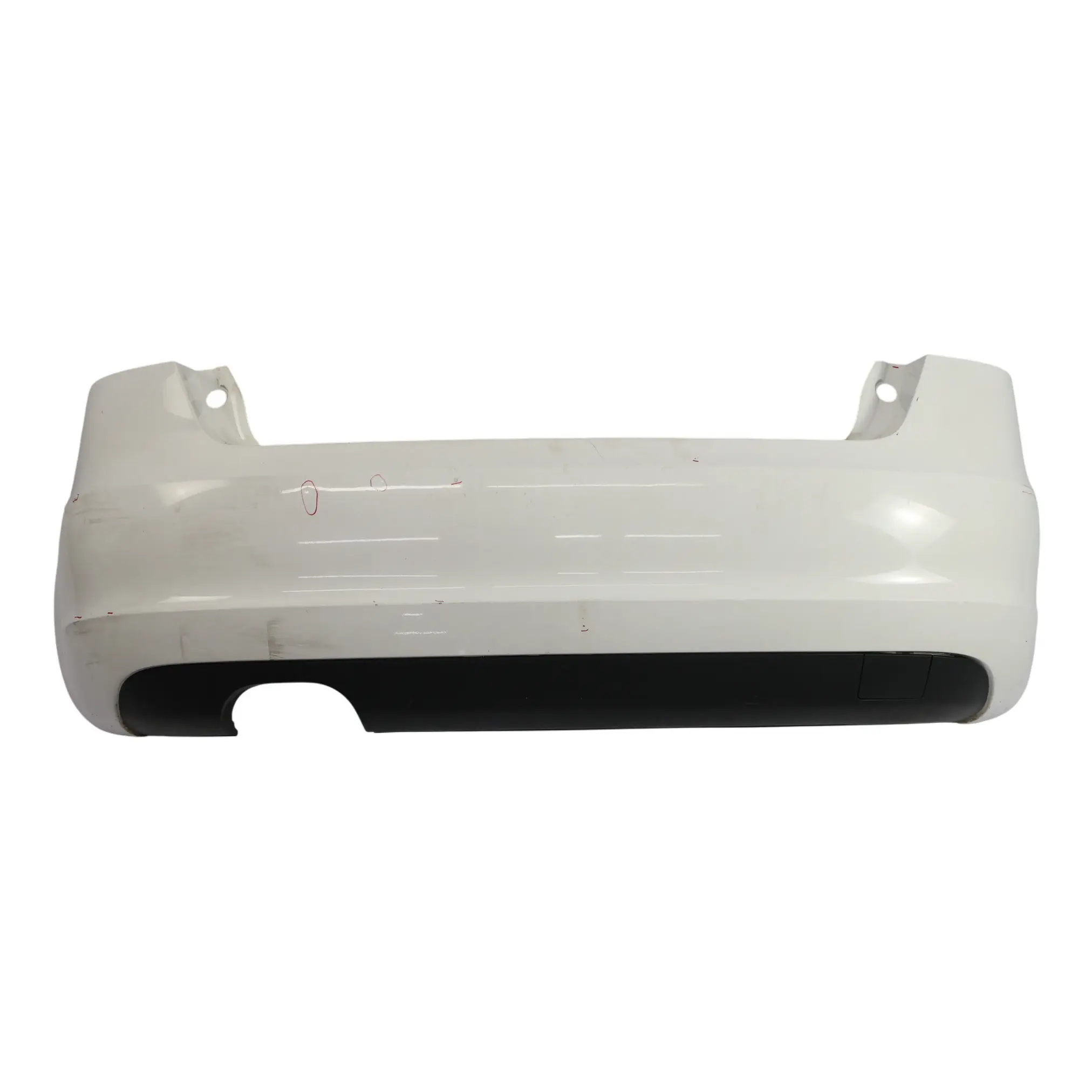 Audi A3 8P Cabrio Rear Bumper Trim Panel Covering Ibis White - Y9C