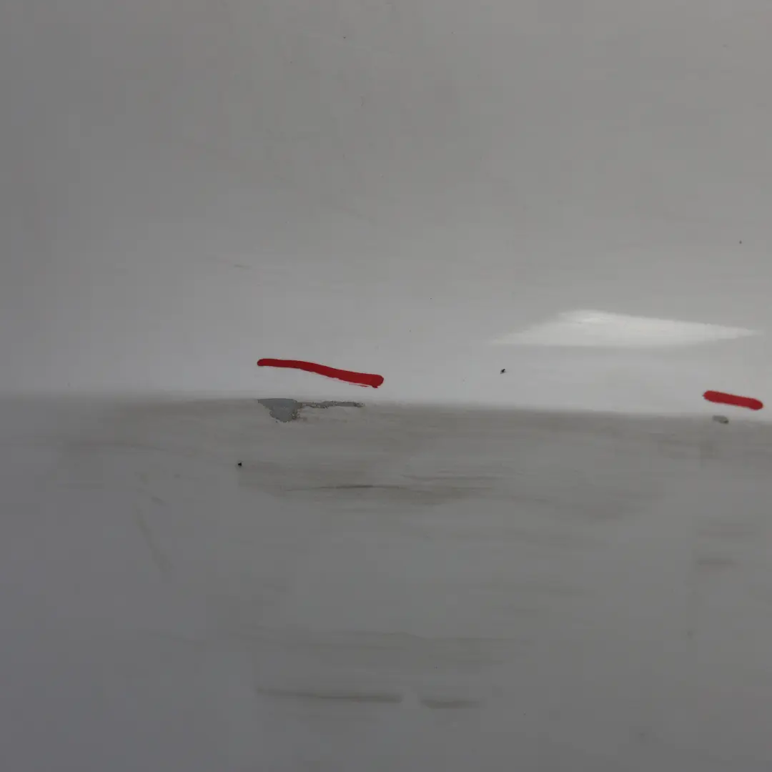 Audi A3 8P Cabrio Rear Bumper Trim Panel Covering Ibis White - Y9C - SKU 8P7807303-IWH - Part number 8P7807303