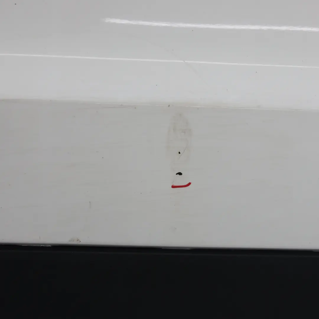 Audi A3 8P Cabrio Rear Bumper Trim Panel Covering Ibis White - Y9C - SKU 8P7807303-IWH - Part number 8P7807303