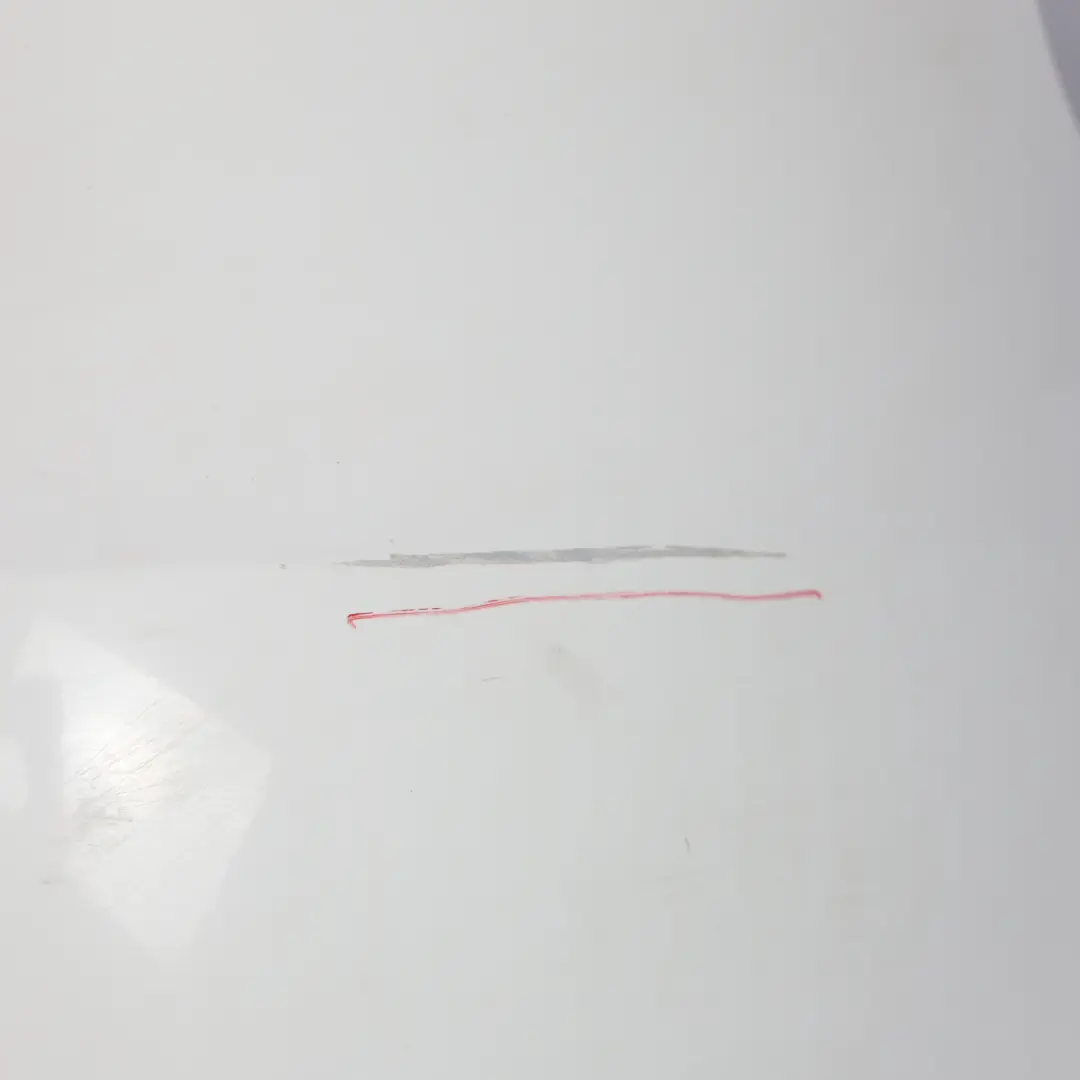 Audi A3 8P Cabrio Rear Bumper Trim Panel Covering Ibis White - Y9C - SKU 8P7807303-IWH - Part number 8P7807303