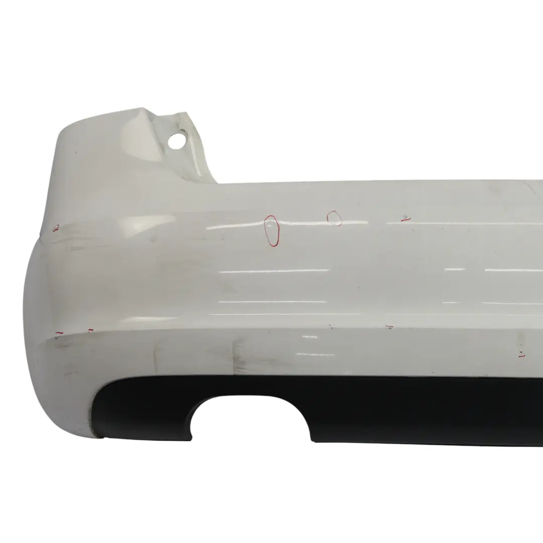 Audi A3 8P Cabrio Rear Bumper Trim Panel Covering Ibis White - Y9C - SKU 8P7807303-IWH - Part number 8P7807303