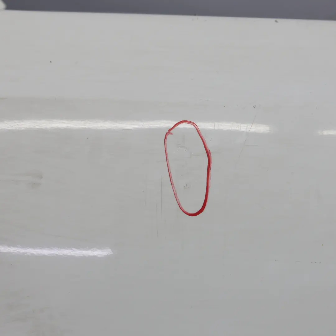 Audi A3 8P Cabrio Rear Bumper Trim Panel Covering Ibis White - Y9C - SKU 8P7807303-IWH - Part number 8P7807303