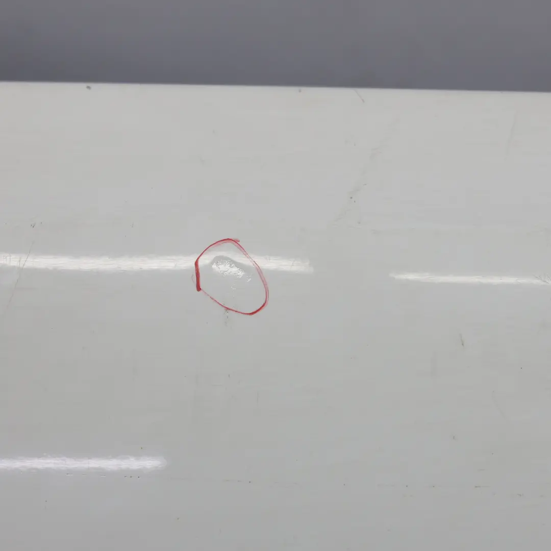 Audi A3 8P Cabrio Rear Bumper Trim Panel Covering Ibis White - Y9C - SKU 8P7807303-IWH - Part number 8P7807303