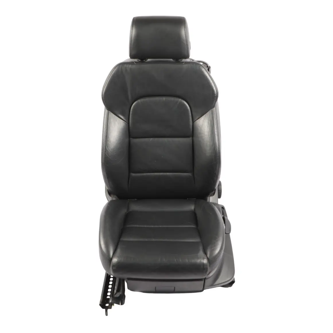 Audi A3 8P Convertible Seat Front Left N/S Interior Leather Vienna Soul Black