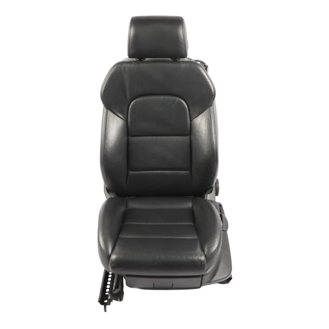 Front Left N/S Interior Leather Vienna Soul Black to Audi A3 8P Convertible Seat with Part number 8P7881805C Audi A3 8P Convertible Seat Front Left N/S Interior Leather Vienna Soul Black - SKU 8P7881805C - Part number 8P7881805C