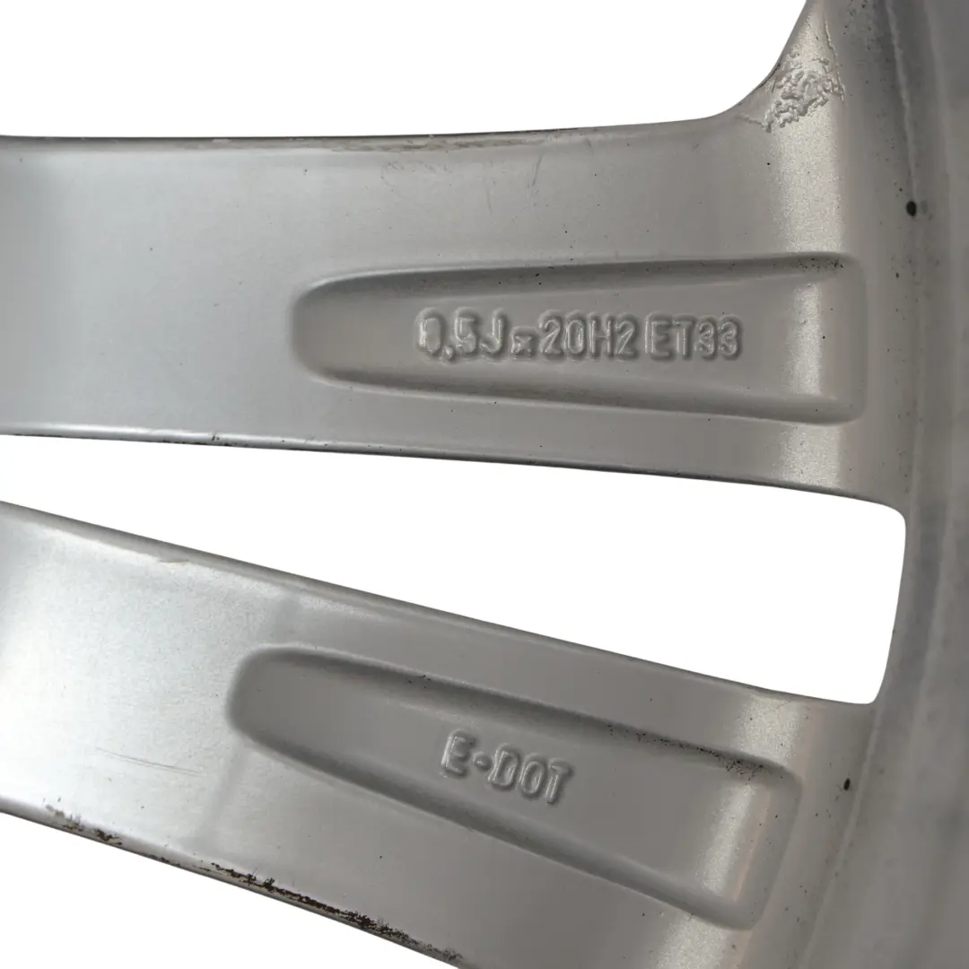 Audi Q5 8R Llanta De Aleación Ligera Plateada 20" 8,5J ET:33 - SKU 8R0601025Q-2 - Número de pieza 8R0601025Q