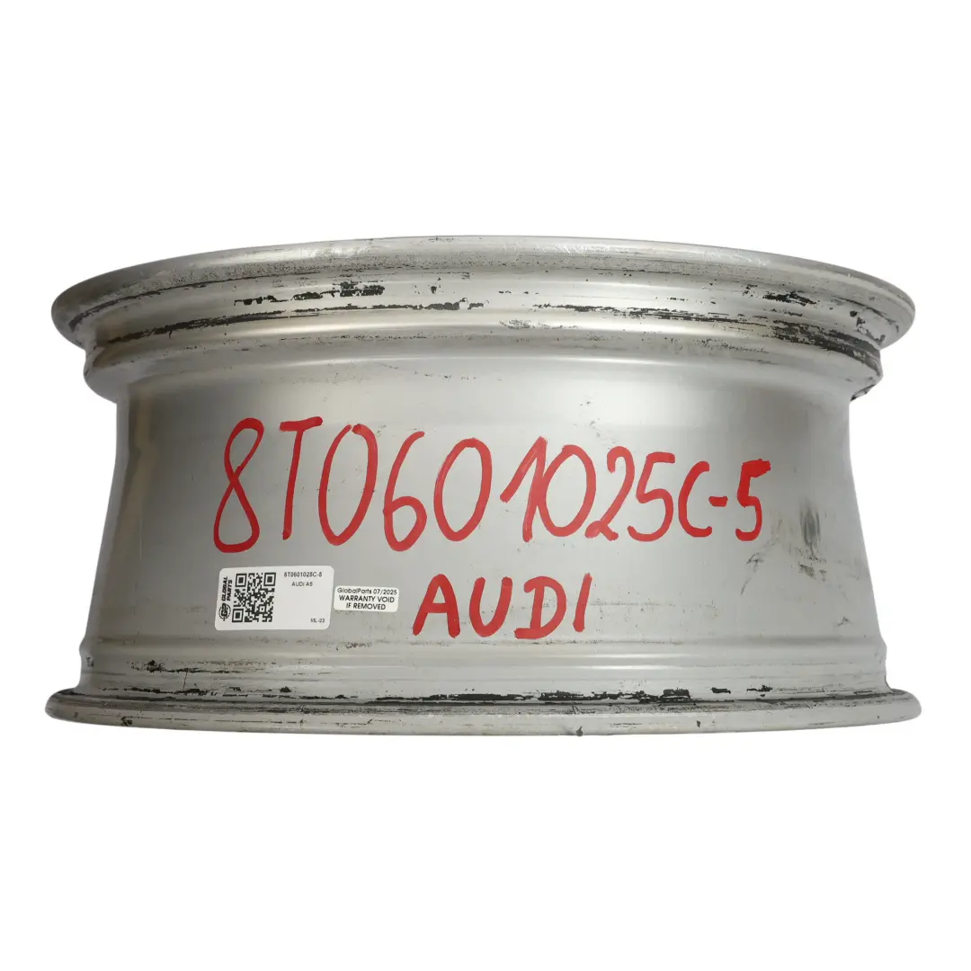 Audi A5 8T Felga Aluminiowa Srebrna 17" 7.5J ET:28 - SKU 8T0601025C-5 - Numer Części 8T0601025C