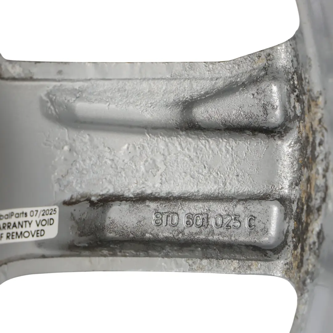 Audi A5 8T Felga Aluminiowa Srebrna 17" 7.5J ET:28 - SKU 8T0601025C-5 - Numer Części 8T0601025C