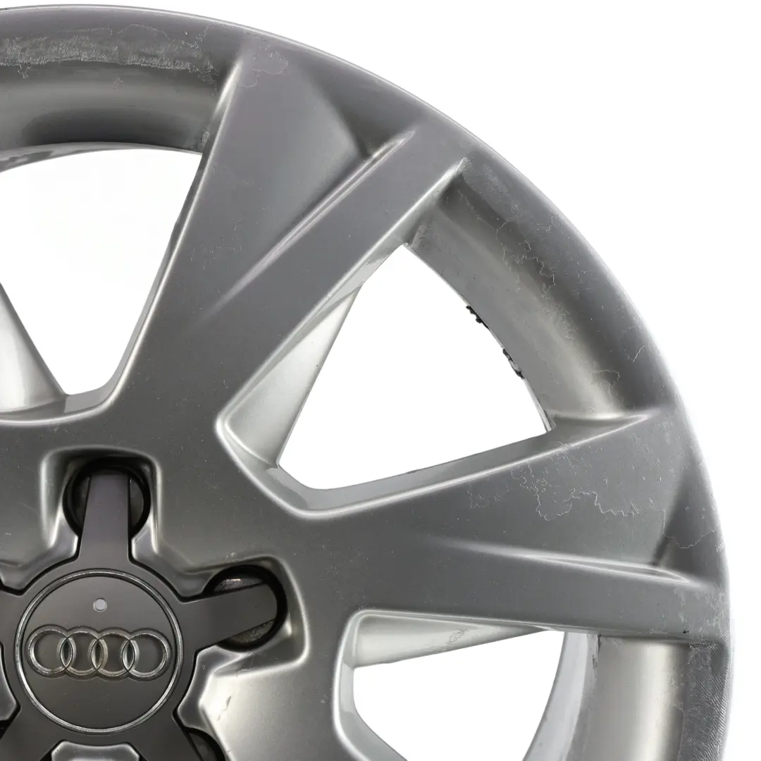 Leicht Metall Felge Silber 17" 7.5J ET:28 7-Speichen für Audi A5 8T mit Teilenummer 8T0601025C Audi A5 8T Leicht Metall Felge Silber 17" 7.5J ET:28 7-Speichen - SKU 8T0601025C-5 - Teilenummer 8T0601025C