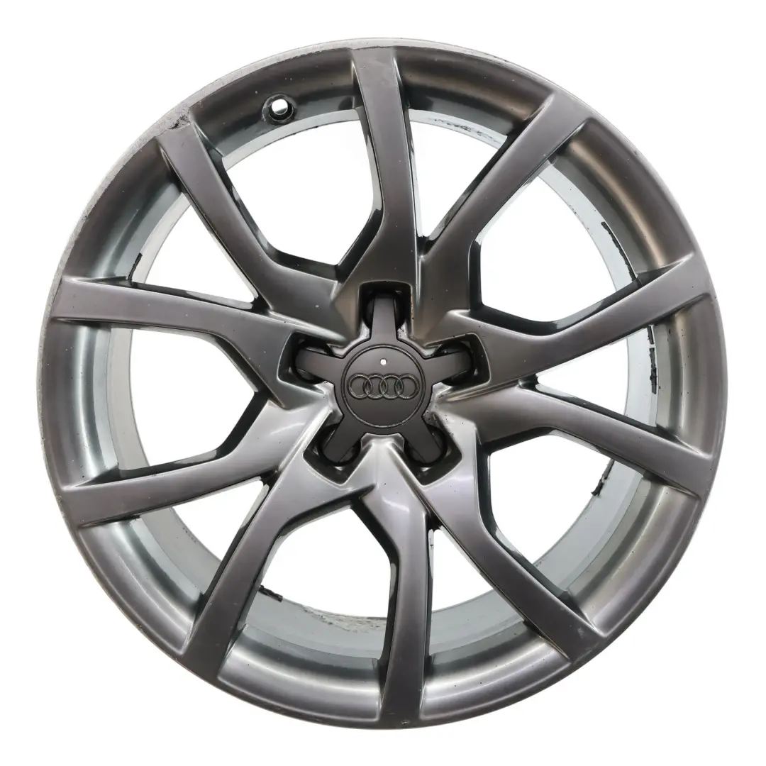 Audi A5 8T Cerchio Ruota In Lega Argento 18" 8.5J ET:29 Star Spoke - SKU 8T0601025E-1 - Numero di parte 8T0601025E