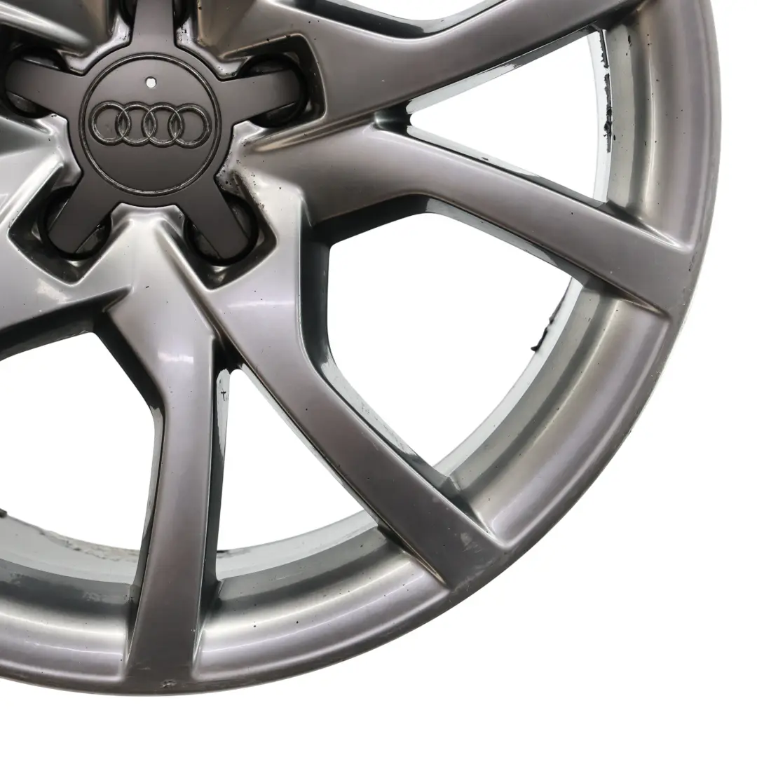 Rim Alloy Silver 18" 8.5J ET:29 Star Spoke to Audi A5 8T Wheel with Part number 8T0601025E Audi A5 8T Wheel Rim Alloy Silver 18" 8.5J ET:29 Star Spoke - SKU 8T0601025E-1 - Part number 8T0601025E