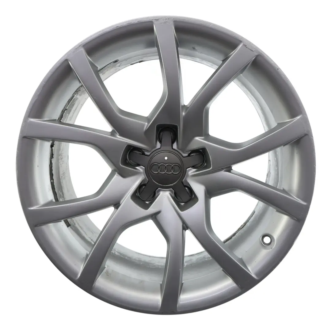 Audi A5 8T Jante Alliage Argent 18" 8.5J ET:29 Branches En Étoile - SKU 8T0601025E-2 - Numéro de pièce 8T0601025E
