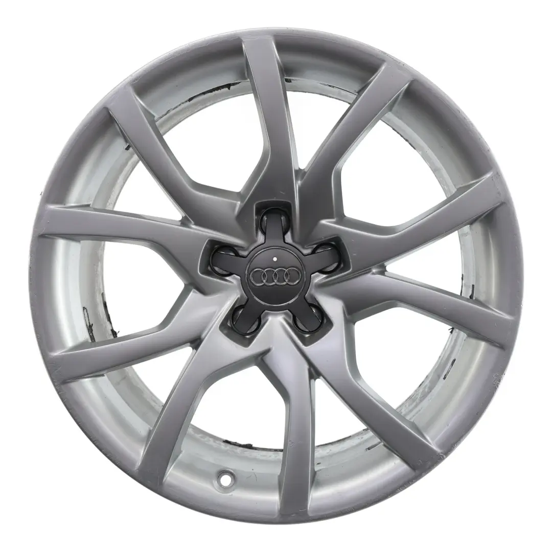 Rim Alloy Silver 18" 8.5J ET:29 Star Spoke to Audi A5 8T Wheel with Part number 8T0601025E Audi A5 8T Wheel Rim Alloy Silver 18" 8.5J ET:29 Star Spoke - SKU 8T0601025E-3 - Part number 8T0601025E