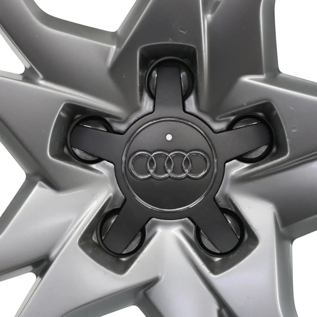 Rim Alloy Silver 18" 8.5J ET:29 Star Spoke to Audi A5 8T Wheel with Part number 8T0601025E Audi A5 8T Wheel Rim Alloy Silver 18" 8.5J ET:29 Star Spoke - SKU 8T0601025E-3 - Part number 8T0601025E