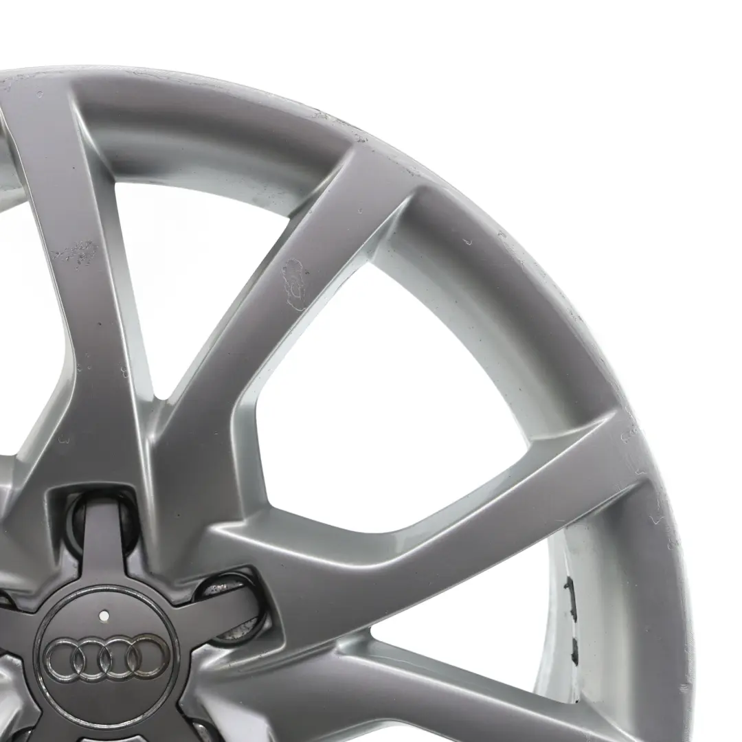 Audi A5 8T Wheel Rim Alloy Silver 18" 8.5J ET:29 Star Spoke - SKU 8T0601025E-4 - Part number 8T0601025E