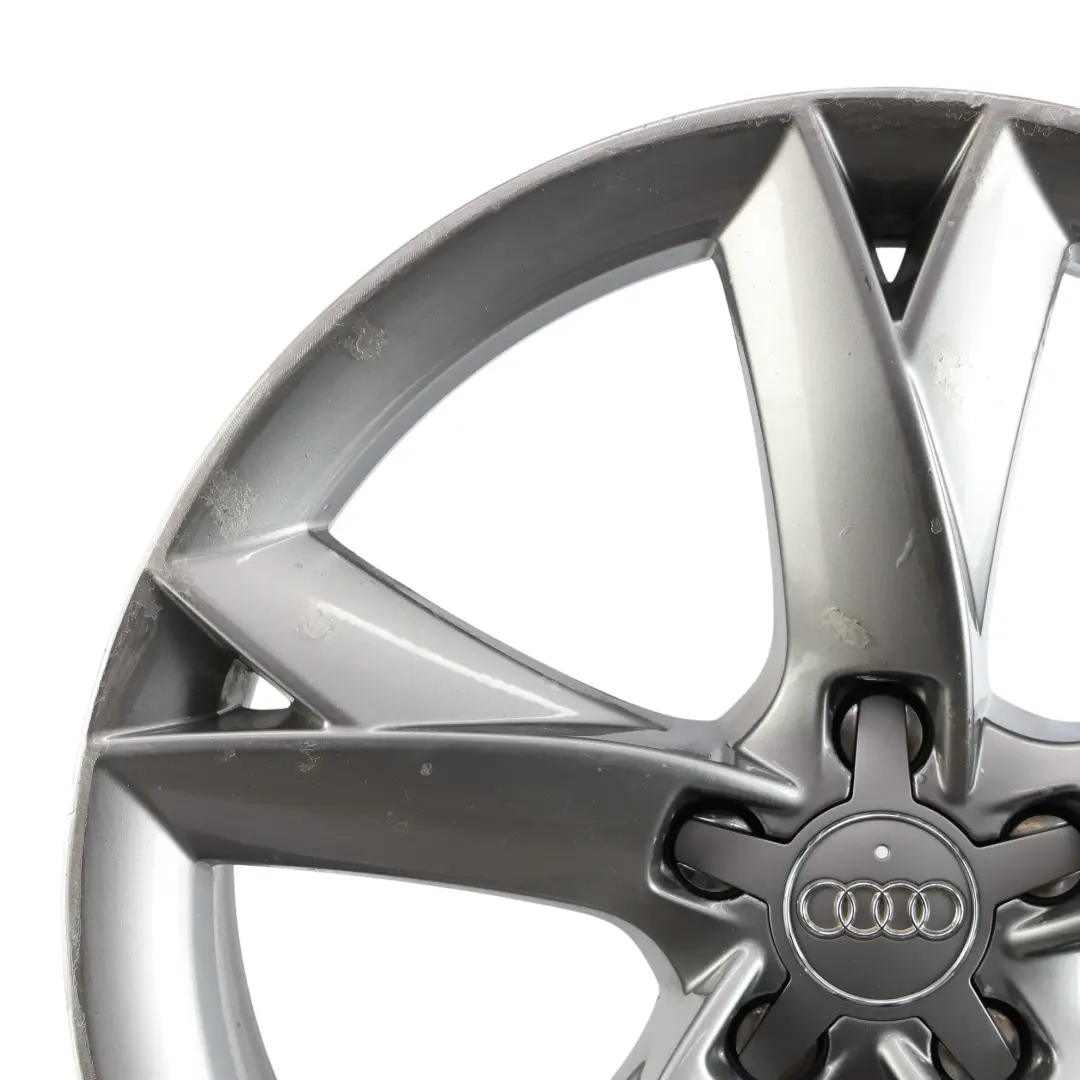Audi A5 8T Jante Alliage Grise 19" 8.5J ET:32 Rayons En Étoile - SKU 8T0601025F-5 - Numéro de pièce 8T0601025F