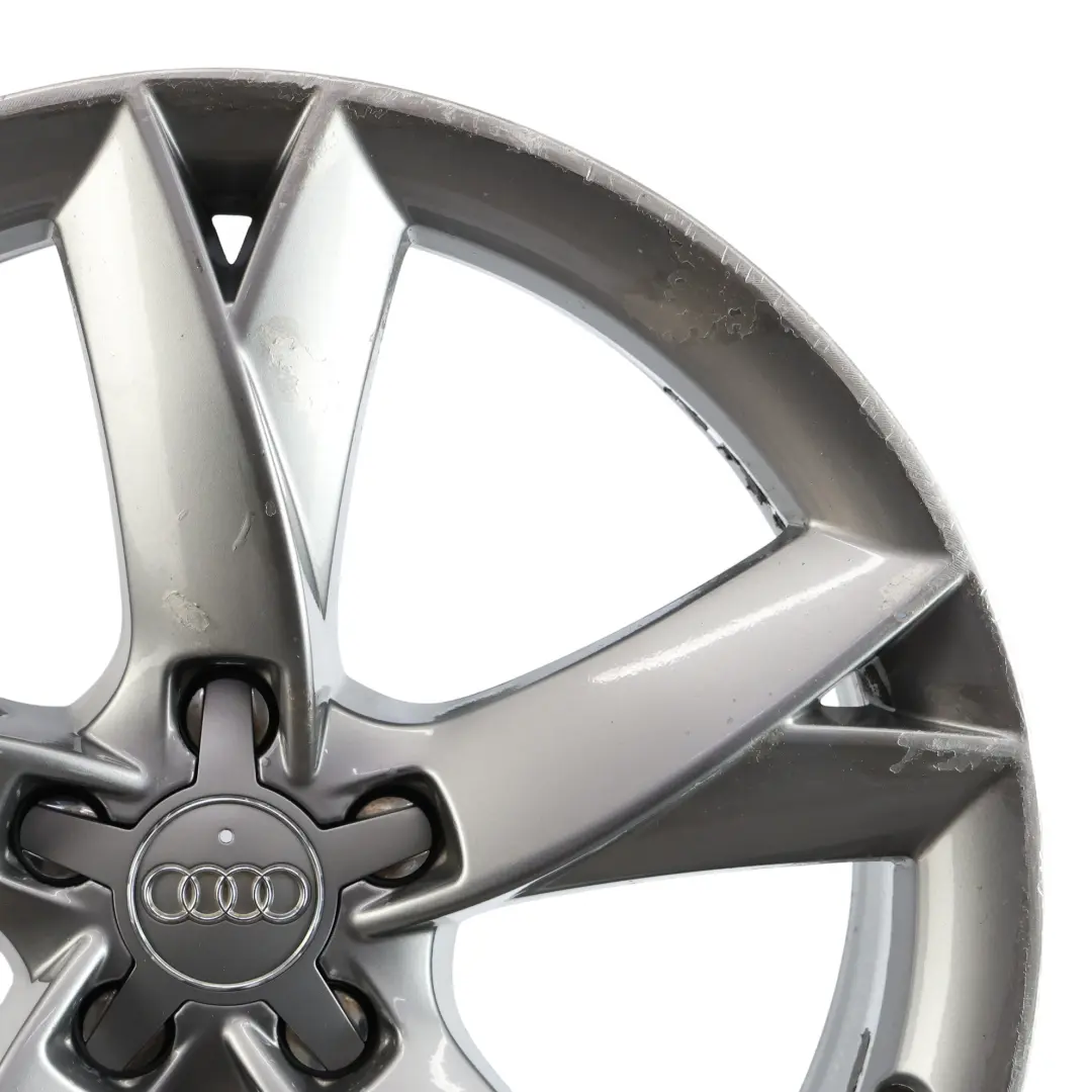 Audi A5 8T Jante Alliage Grise 19" 8.5J ET:32 Rayons En Étoile - SKU 8T0601025F-5 - Numéro de pièce 8T0601025F