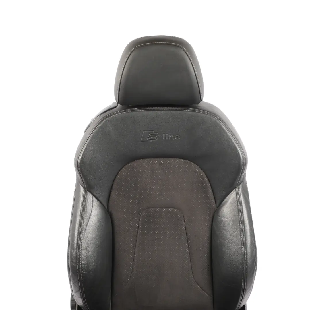 Front Right O/S S-Line Leather Alcantara Black to Audi A5 8T Coupe Sport Seat with Part number 8T0881806S Audi A5 8T Coupe Sport Seat Front Right O/S S-Line Leather Alcantara Black - SKU 8T0881806S-1 - Part number 8T0881806S