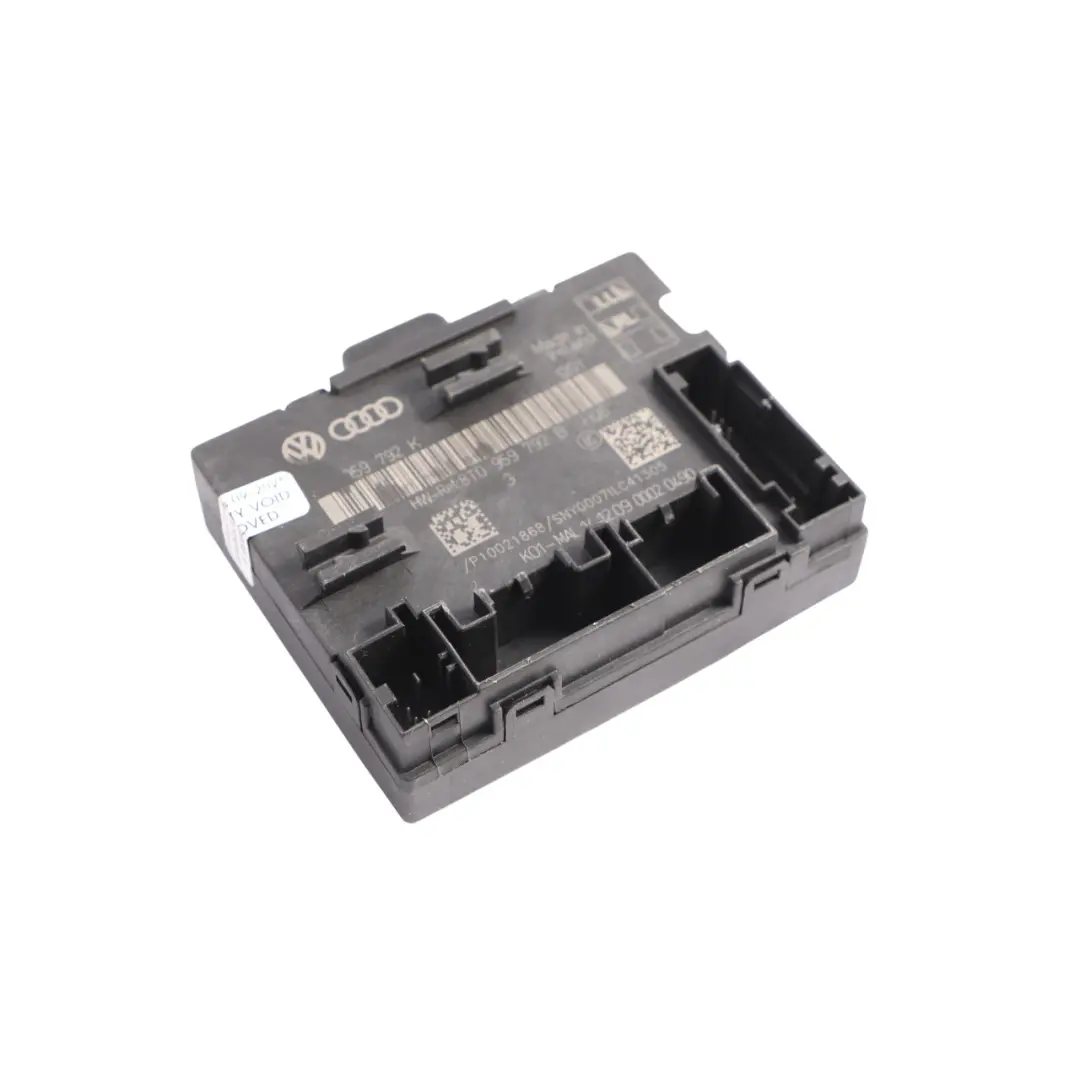 Audi A5 S5 8T Door Module Control Unit Front Passenger Side - SKU 8T0959792K - Part number 8T0959792K