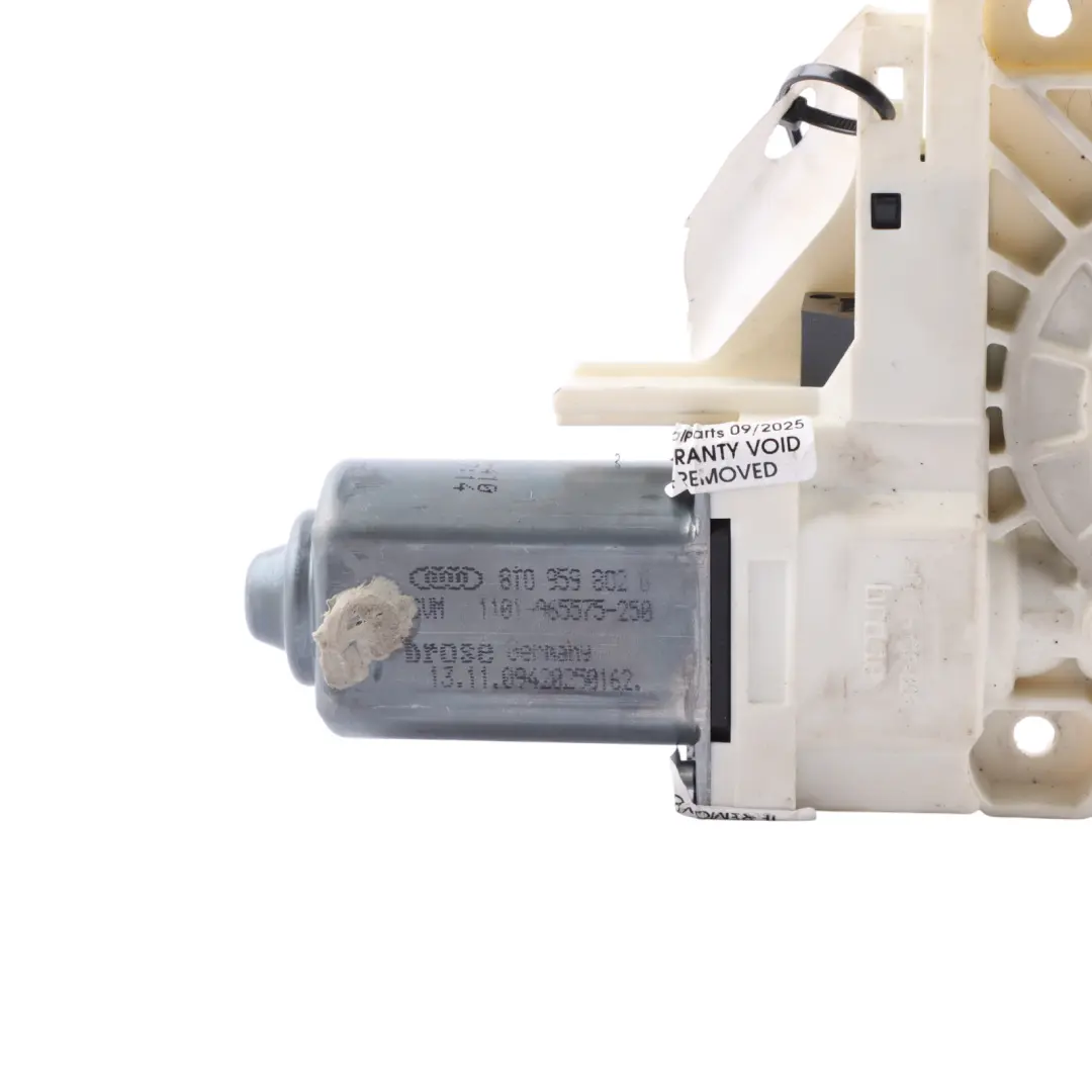 Audi A5 8T Coupe Front Window Regulator Motor Right O/S Driver Side - SKU 8T0959802B-1 - Part number 8T0959802B