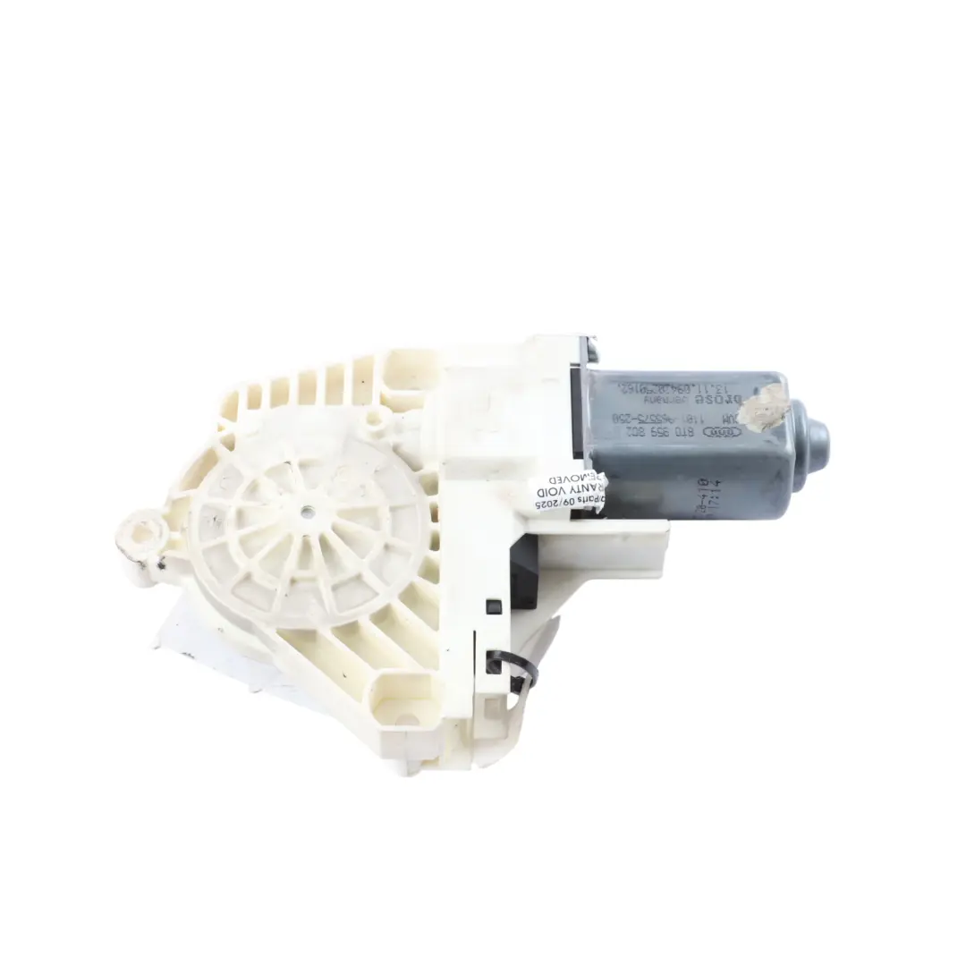 Audi A5 8T Coupe Front Window Regulator Motor Right O/S Driver Side - SKU 8T0959802B-1 - Part number 8T0959802B