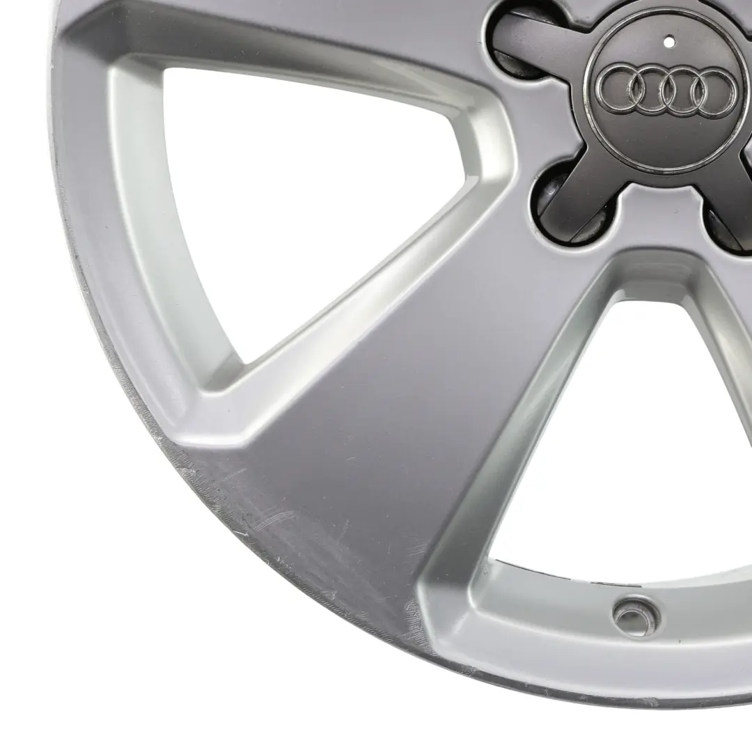 Audi A3 8V Jante En Alliage Argenté 17" ET:51 7,5J À Rayons Étoile - SKU 8V0601025BK-1 - Numéro de pièce 8V0601025BK