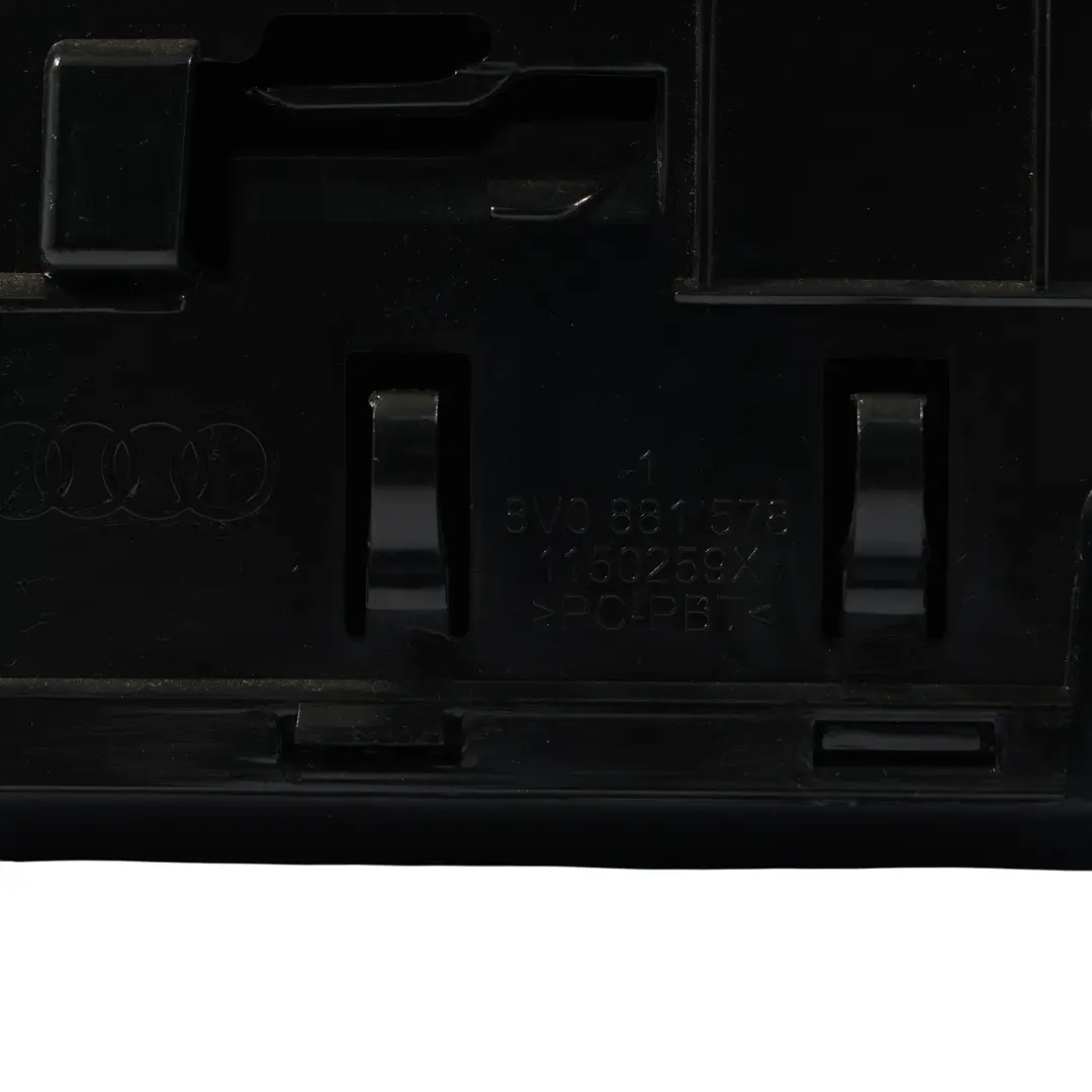 Audi A3 8V Seat Drawer Tray Storage Compartment Right O/S Silver - SKU 8V0881578-1 - Part number 8V0881578