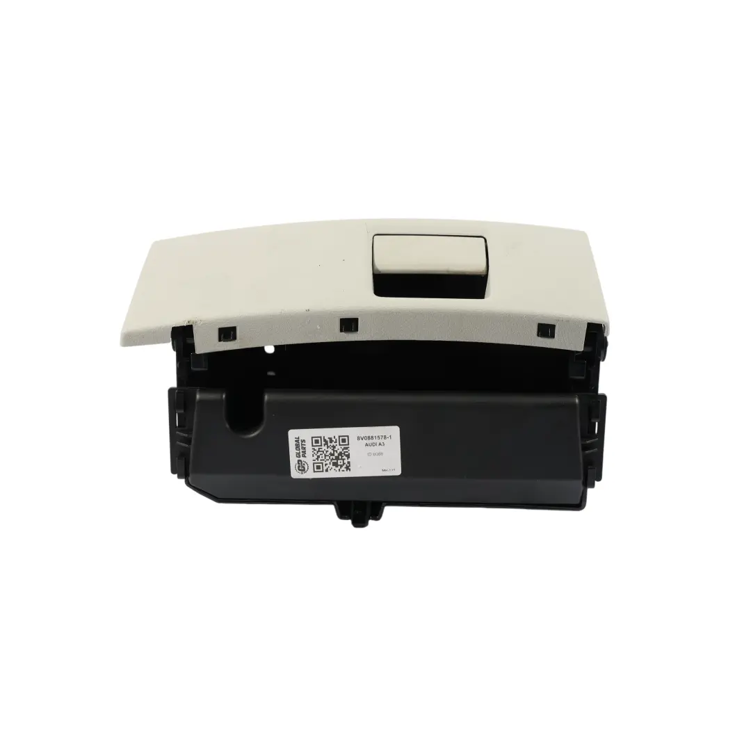 Audi A3 8V Sitz Schublade Fach Ablagefach Rechts Silber - SKU 8V0881578-1 - Teilenummer 8V0881578