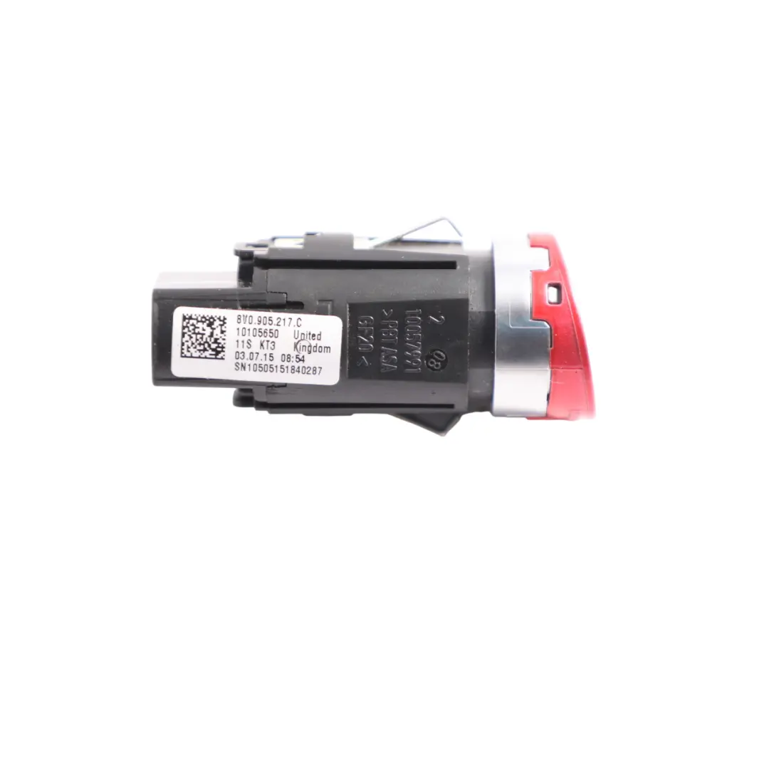 Audi A3 S3 8V Engine Start Stop Button Ignition Switch - SKU 8V0905217C - Part number 8V0905217C