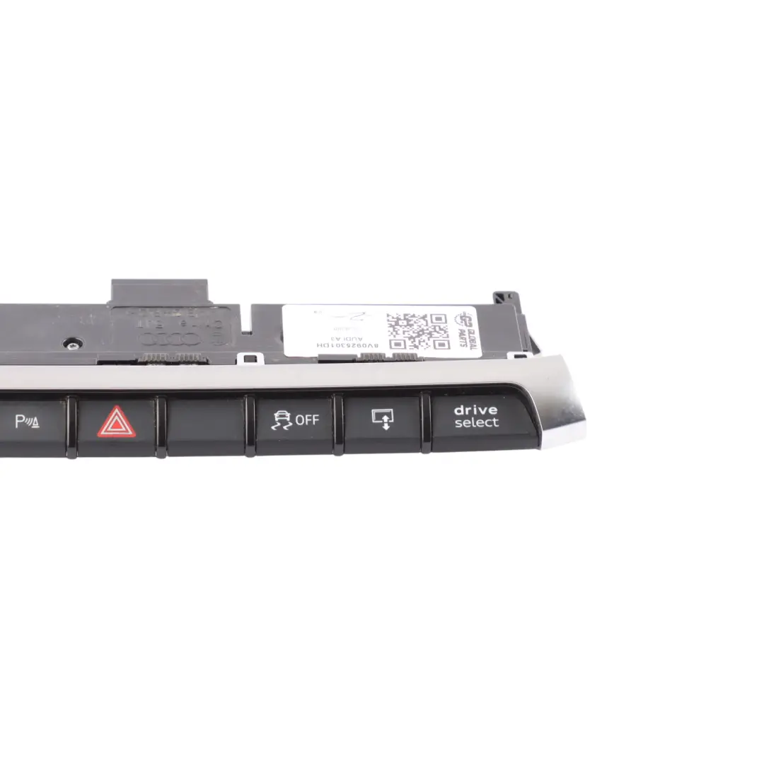 Audi A3 8V Dashboard Hazard PDC ESP Switch Block Panel - SKU 8V0925301DH - Part number 8V0925301DH